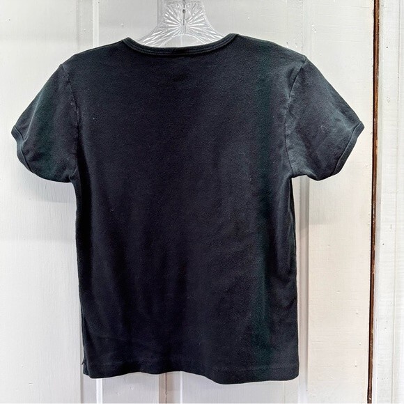 John Deere distressed black yellow t shirt youth girls medium - Picture 2 of 2